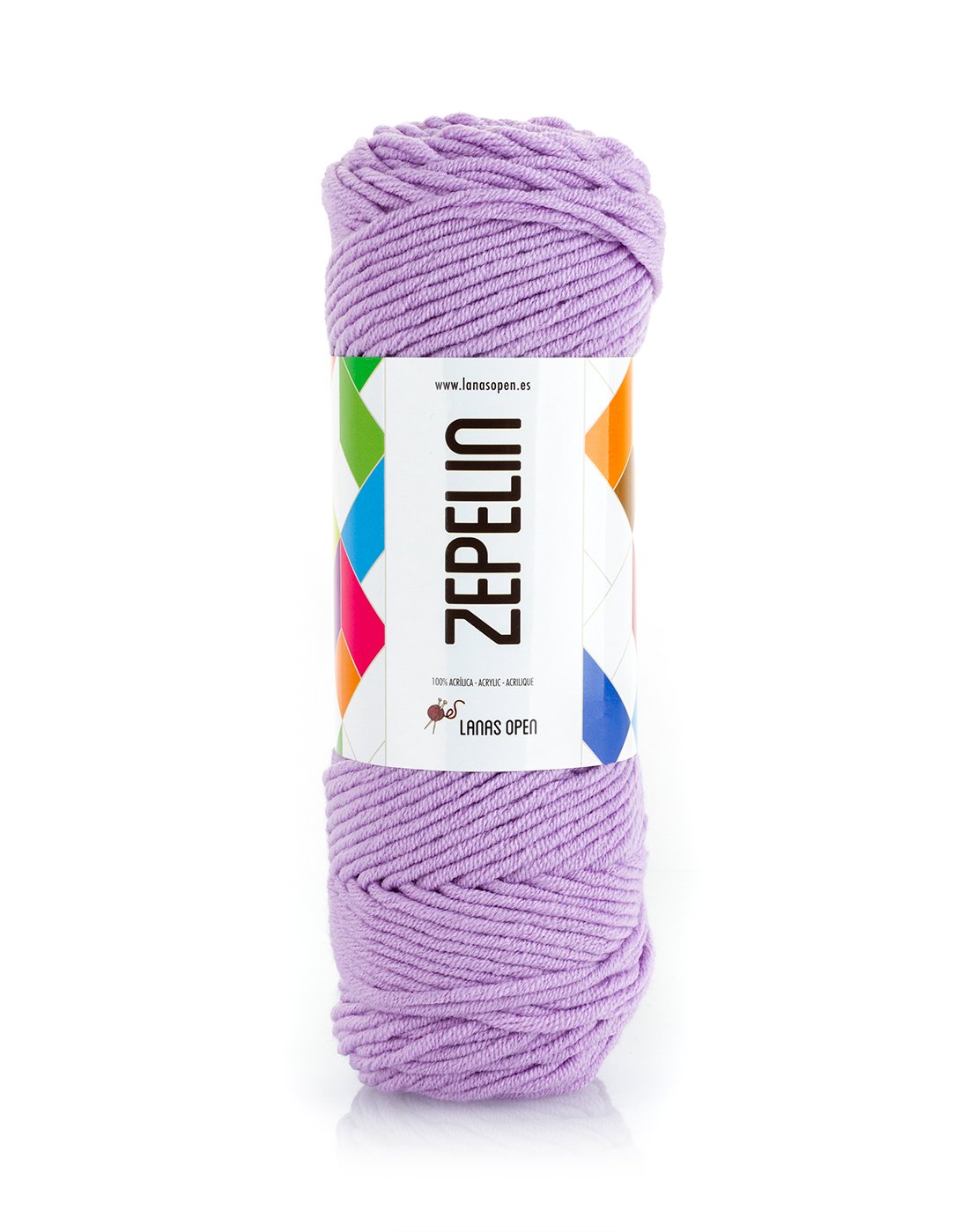 Ovillo de lana modelo zepelin